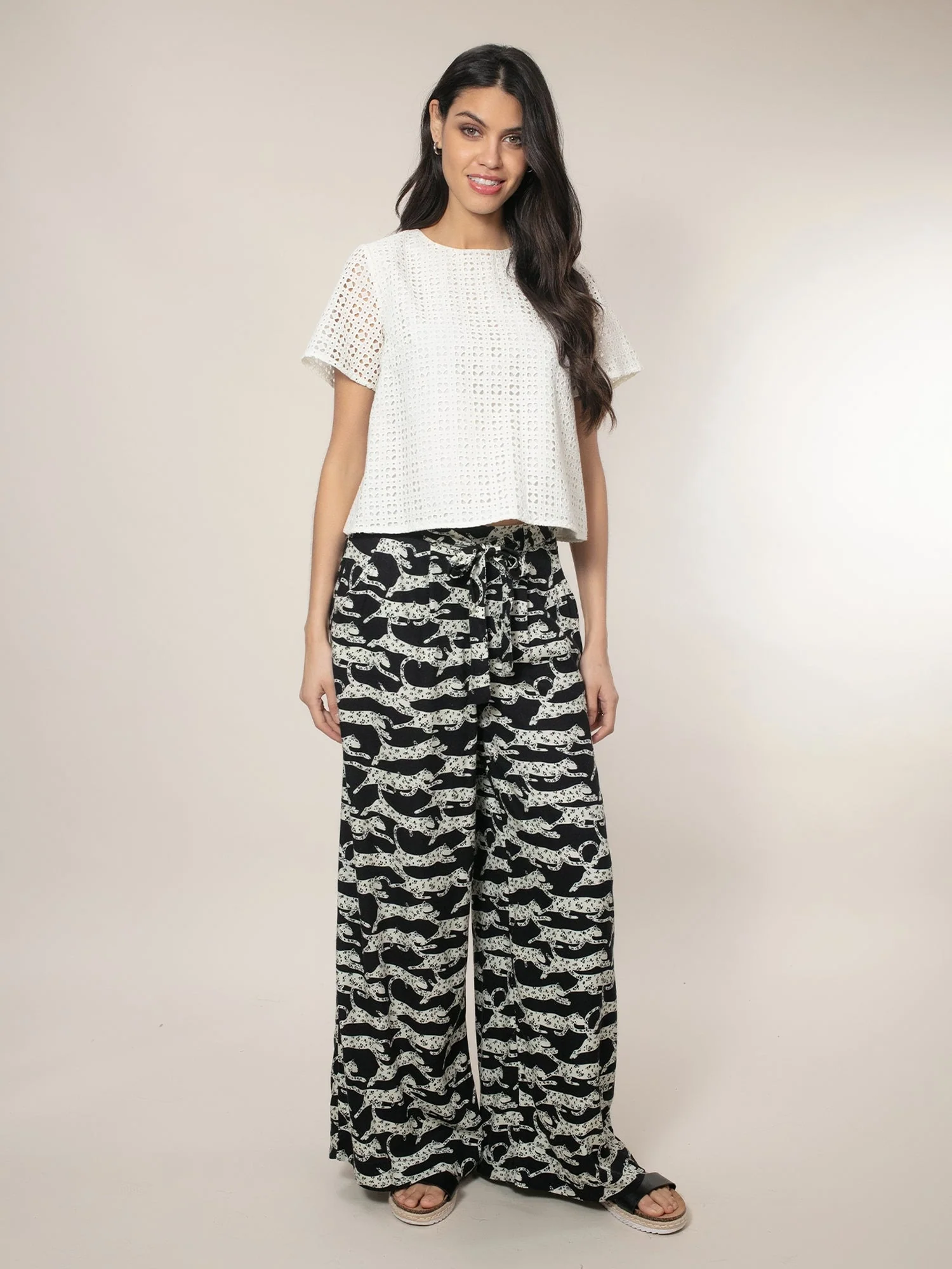 Fifi Trousers - Black Mix - Image 3