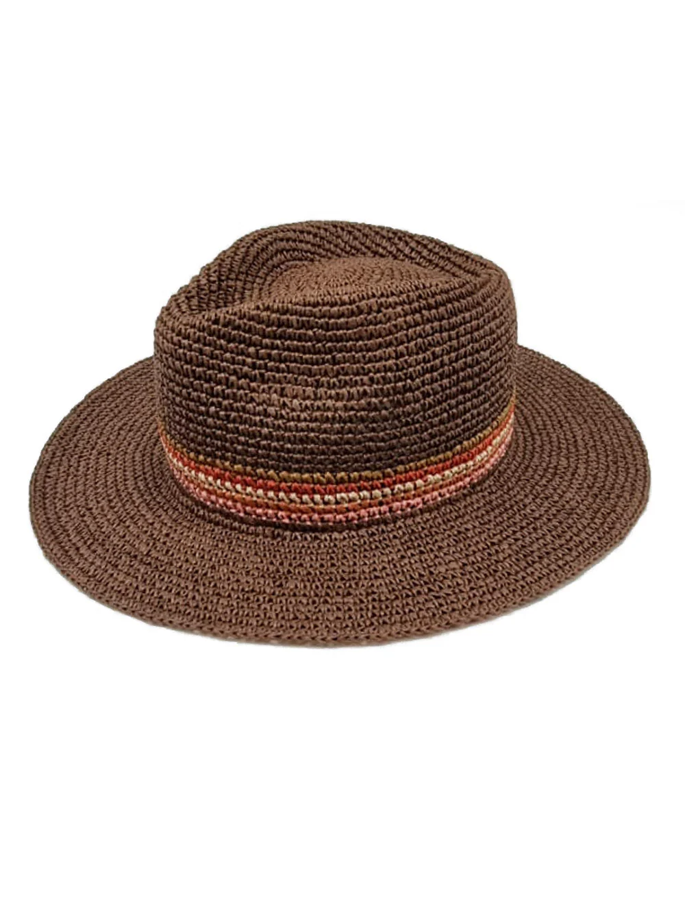 Havana Trilby hat in Chocolate - Image 2