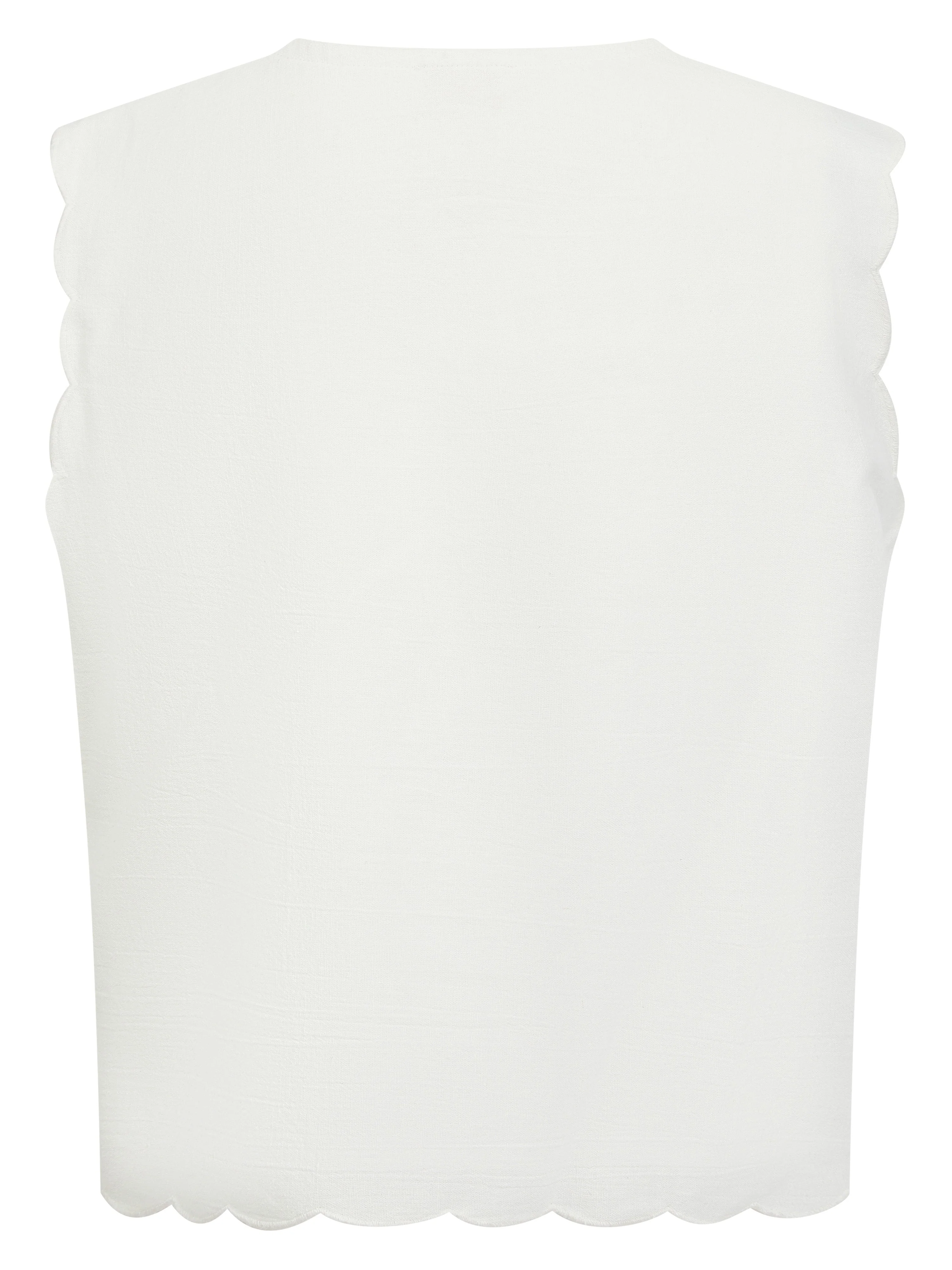 Isabel Gilet - Ecru - Image 3