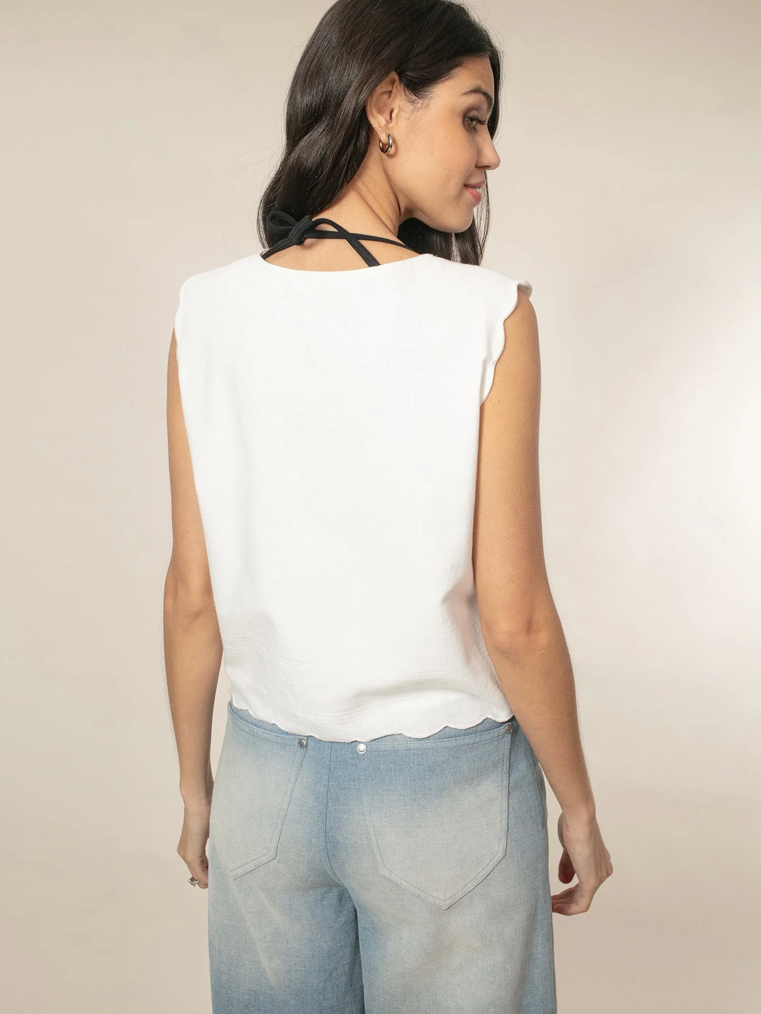 Isabel Gilet - Ecru - Image 6