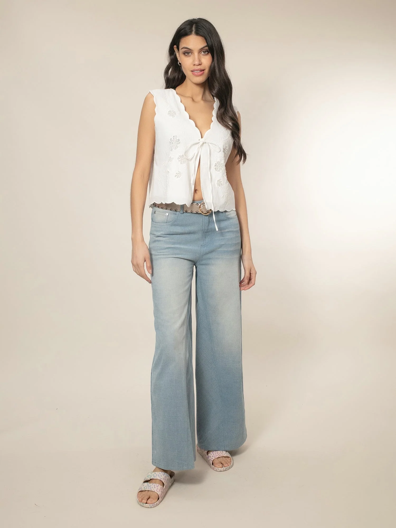 Isabel Gilet - Ecru - Image 7