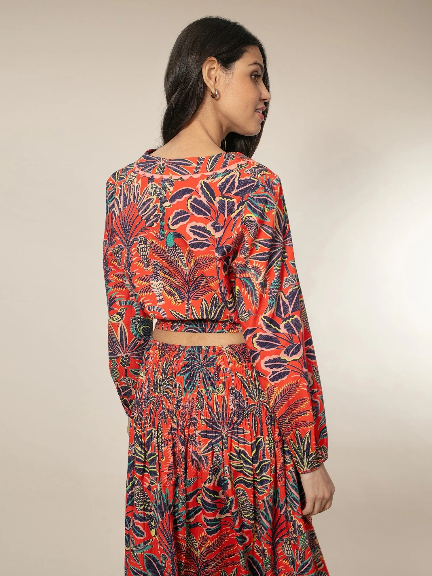 Lesanne Top - Red Mix - Image 4