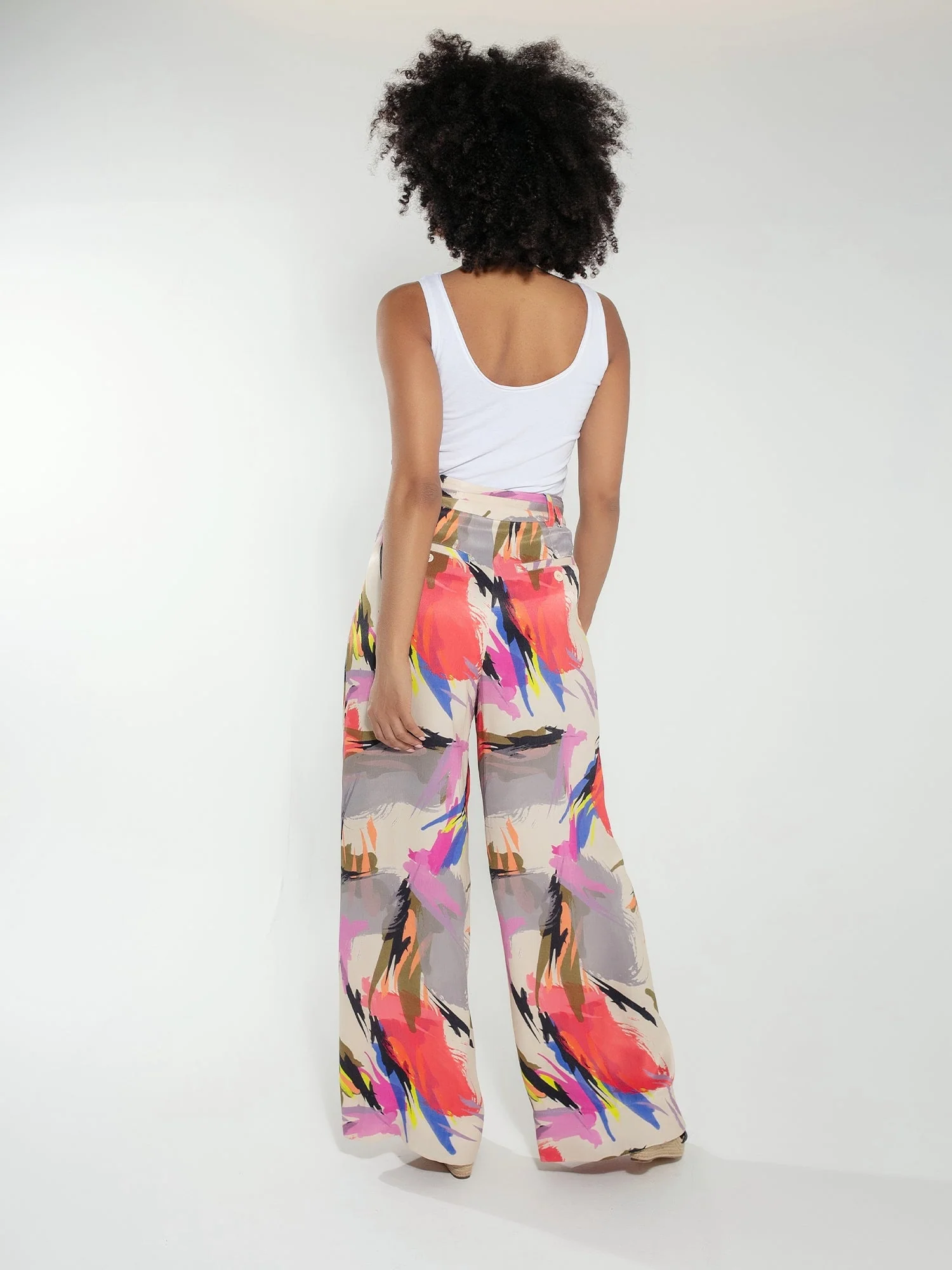 Meta Wide Leg Trouser - Image 3