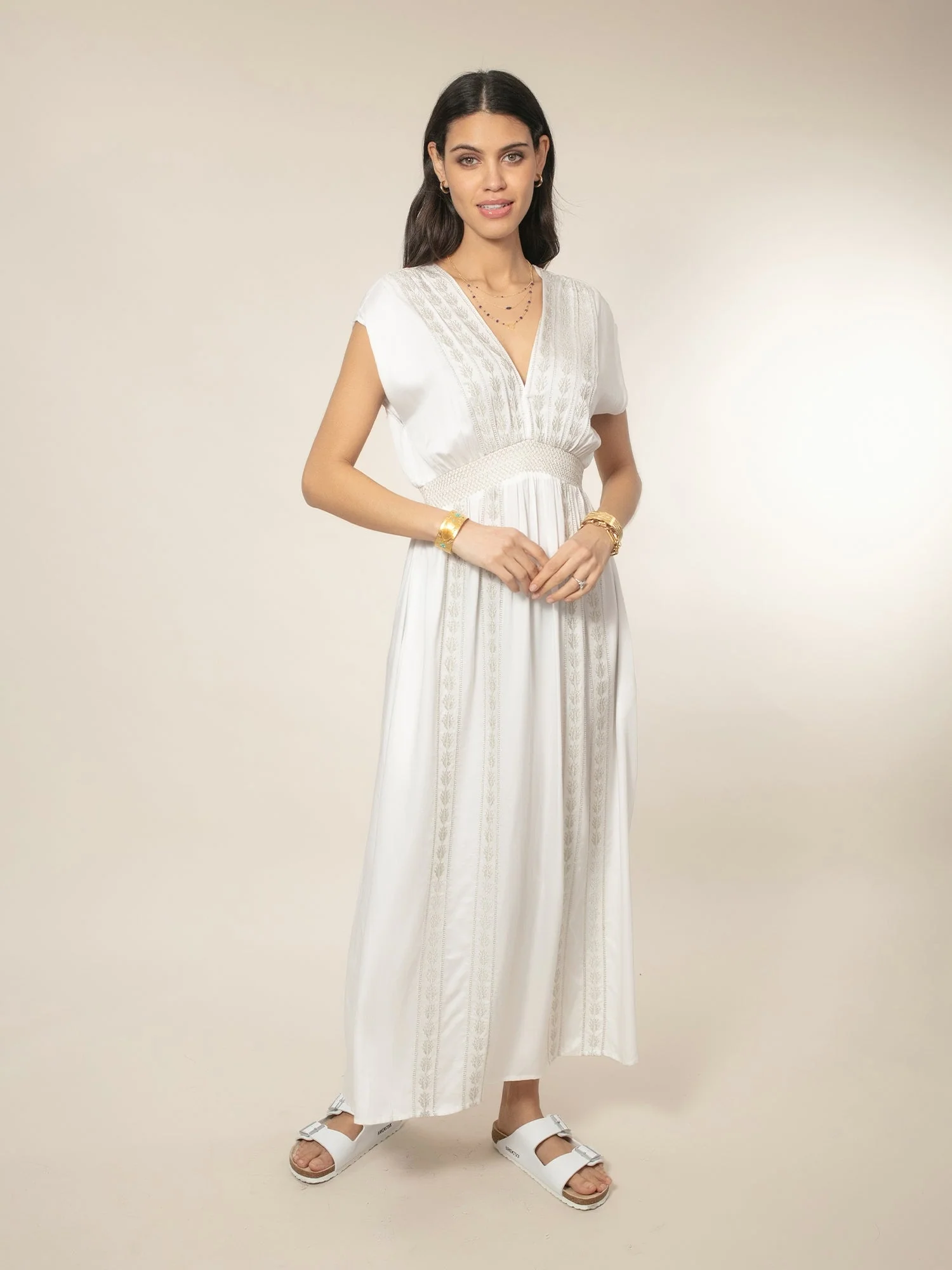 Samba Dress - Ecru - Image 4